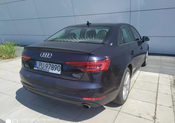 Audi A4 cena 69900 przebieg: 157100, rok produkcji 2017 z Puck małe 529